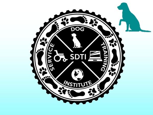 SDTI Service Dog Training Puppy Post Logo