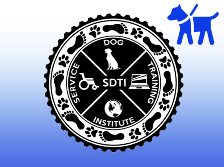 Service dog training LOGO